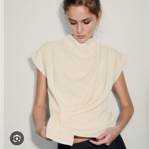 NWT Zara Cream Blouse